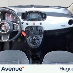 Fiat 500 II 1.2 8v 69 Pack Lounge Toit Pano Radar AR Bluetooth Garantie 12 Mois Haguenau