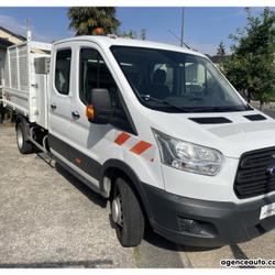 Ford Transit Benne 3,5T 2.2 TDCi Cabine appro 125 cv - 7 places Suivi FORD 2&egrave;me main Saint-Barth&eacute;lemy-d'Anjou