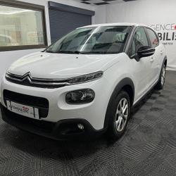 Citroen C3 Societe SOCIETE BLUEHDI 75CH FEEL (TARIF TTC - TVA RECUPERABLE) Carbon-Blanc