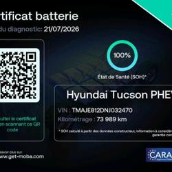 Hyundai Tucson 1.6 T-GDI 265CH PHEV EXECUTIVE BVA6 HTRAC Saint-Ouen-l'Aum&ocirc;ne