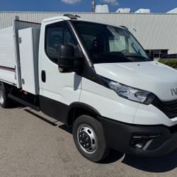 Iveco Daily 35C16 160CV 3L ACIER JPM 3M30 COFFRE REHAUSSE LATERALE FACE AVANT PLEINE PORTE ARRIERE 2 VANTAUX Chanas