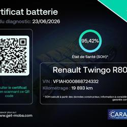 Renault Twingo 3 E-Tech Electric Intens R80 Achat Int&eacute;gral - 21MY Samoreau
