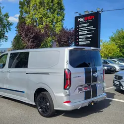 Ford Transit Custom 320 L2H1 2.0 ECOBLUE 170CH CABINE APPROFONDIE SPORT BVA8 occasion - H&eacute;rouville-Saint-Clair - photo 3/21