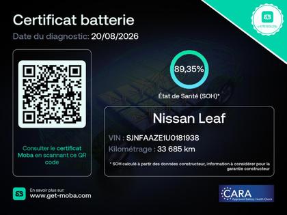 Nissan Leaf - 150ch 40kWh N-Connecta 22 - 15 499 €