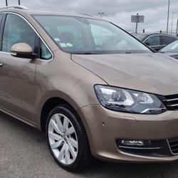 Volkswagen Sharan 2.0 TDI 150 BLUEMOTION 4Motion Carat 7 places *GPS*TOIT PANO OUVRANT*CUIR* Rennes