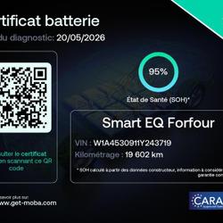 Smart Forfour Electrique 82ch Edition One Seyssinet-Pariset