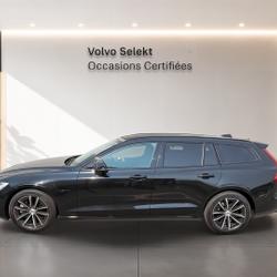 Volvo V60 V60 T6 Hybride Rechargeable 253 ch + 145 ch AWD Geartronic 8 Plus Style Dark Les Sorini&egrave;res