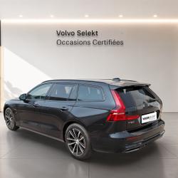 Volvo V60 V60 T6 Hybride Rechargeable 253 ch + 145 ch AWD Geartronic 8 Plus Style Dark Les Sorini&egrave;res