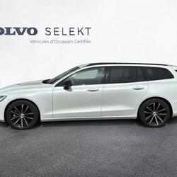Volvo V60 V60 T6 Hybride Rechargeable 253 ch + 145 ch AWD Geartronic 8 Plus Style Dark Gu&eacute;rande