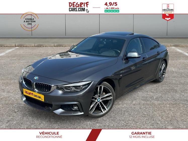 BMW Serie 4 420d Gran Coup&eacute; M Sport BVA8 F36 LCI + CARPLAY + TETE HAUTE + HAYON ELEC + CUIR + ATTELAGE Betton