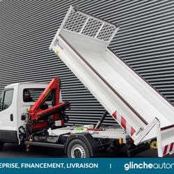 Iveco Daily 35S14H 3750 2.3 136ch Benne Alu JPM + Grue PK 2900 &Eacute;commoy