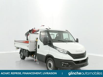 Iveco Daily - 35S14H 3750 2.3 136ch Benne Alu JPM + Grue PK 3400 + Pince - 81 360 €