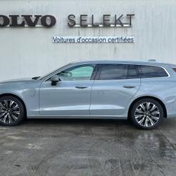Volvo V60 V60 T6 AWD Hybride Rechargeable 253 ch + 145 ch Geartronic 8 Ultra Style Chrome Chantilly