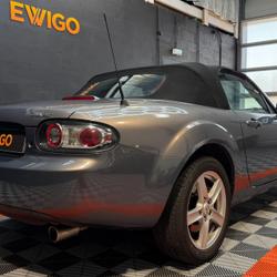 Mazda MX5 ROADSTER 1.8 MZR 125 ELEGANCE - SIEGES CHAUFFANTS - Galaxy Grey - Sellerie cuir marron Auray