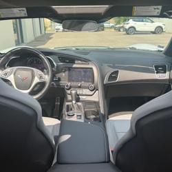 Chevrolet Autres Corvette COUPE STINGRAY 6.2 466ch TARGA 1LT BVA8 - Malus pay&eacute; - Palettes - Toit noir - int gris - jantes noir Ampuis