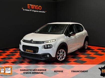 Citroen C3 - 1.5 BLUEHDI 100 BVM5 FEEL START-STOP / BLUETOOTH / RADAR AR / VIDANGE OK / COURROIE OK - 7 490 €