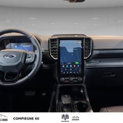 Ford Ranger DOUBLE CABINE 2.0 ECOBLUE 205 CH S&S BVA10 e-4WD WILDTRAK CAMERA 360&deg; Saint-Quentin
