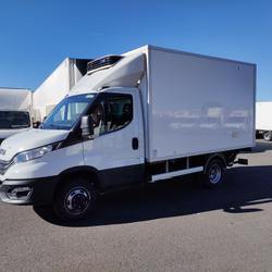 Iveco Daily FRIGO 12M3 160 CV ROUES JUMELEES HAYON CAISSE CAZAUX GROUPE CARRIER 3.5 T Mitry-Mory